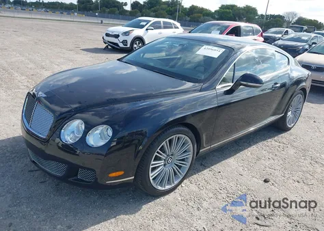 2010 Bentley Continental Gt Speed из США, поврежденный, VIN SCBCP7ZA3AC062508